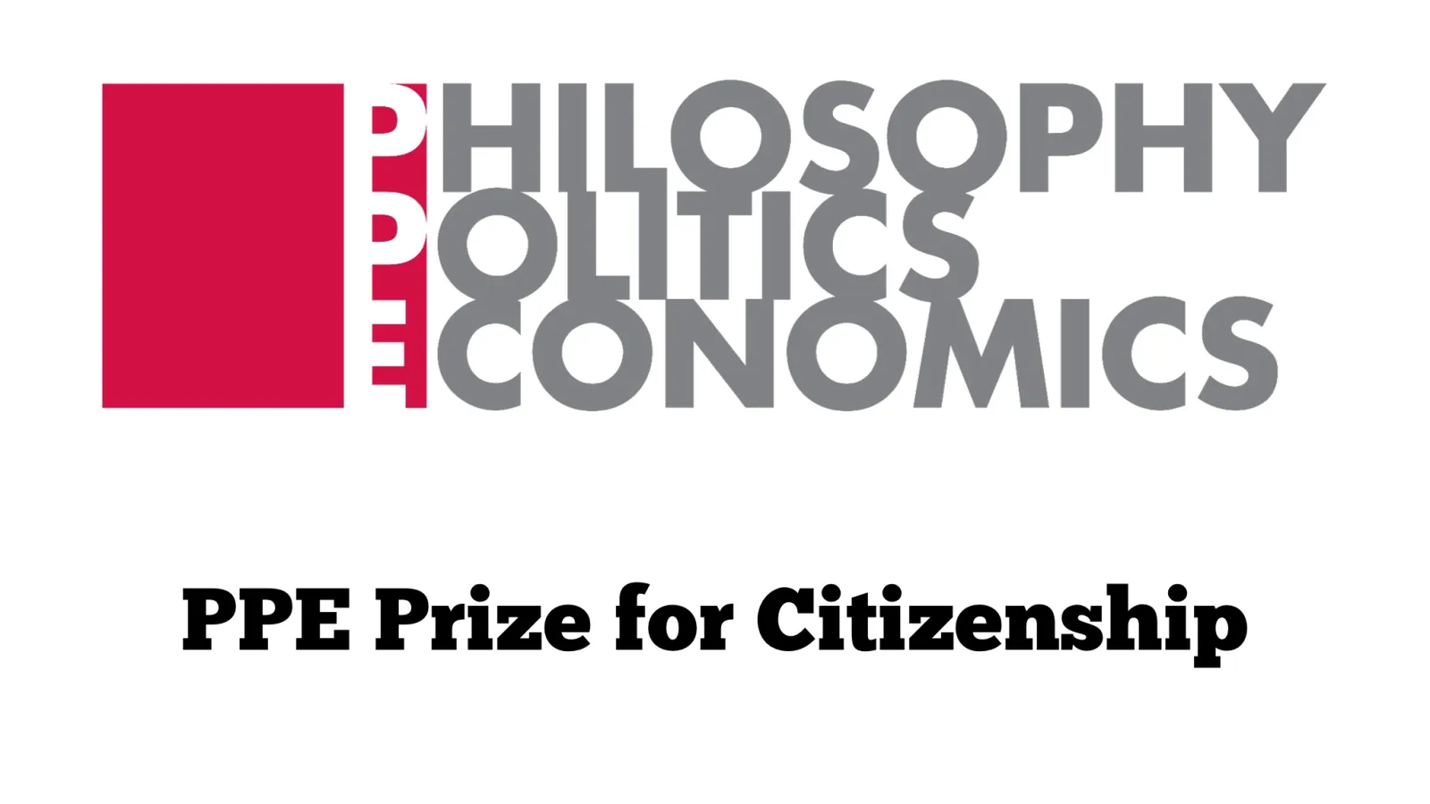 PPE Prize for Citizenship