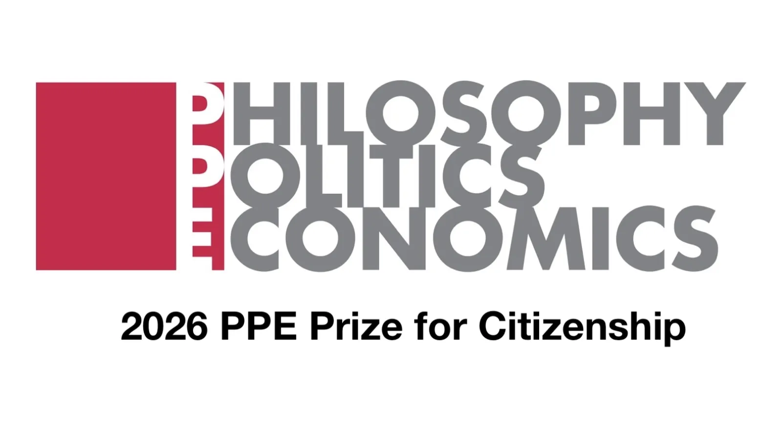 2026 PPE Prize for Citizenship